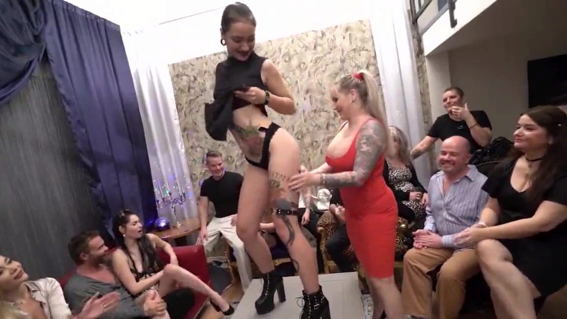From Strip Party to Bisex Orgy When you’re bicurious each event can turn into a fucking orgy Catch the total 4K ULTRA HD Video at LetsGoBi.com